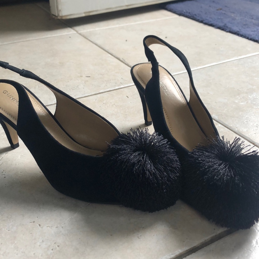 Gunmetal Viona Pom Pumps